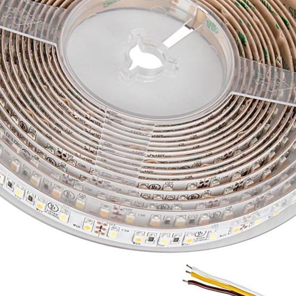 5m Tunable White LED Strip Light - LED Tape Light - 12V / 24V - IP20