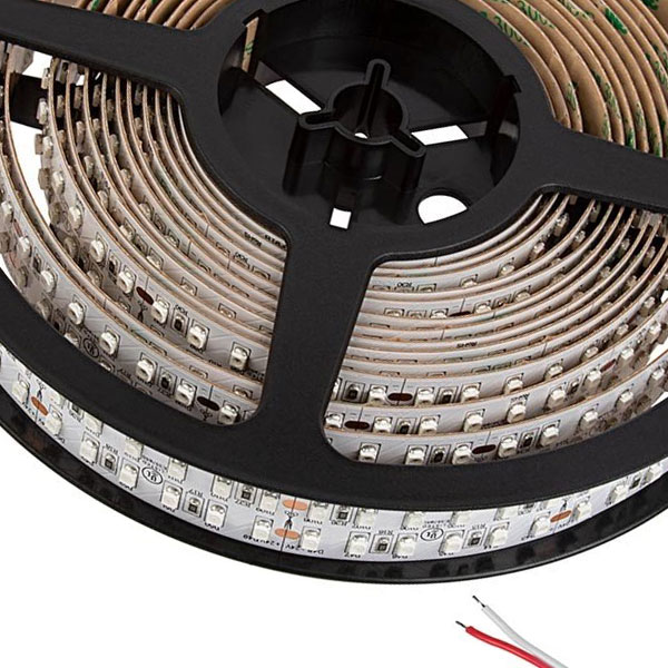 5m Single Color LED Strip Light - Eco Series Tape Light - Dual Row - 24V - IP20