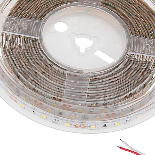 5m White Weatherproof LED Strip Light - IP64 - 12V / 24V