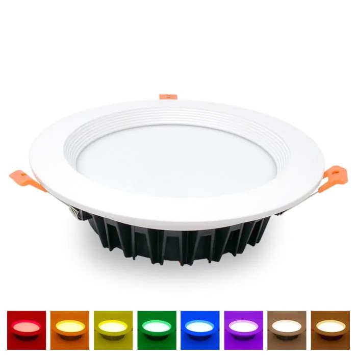 MiBoxer 25W RGB+CCT AC100-240V DMX & RDM LED Downlight