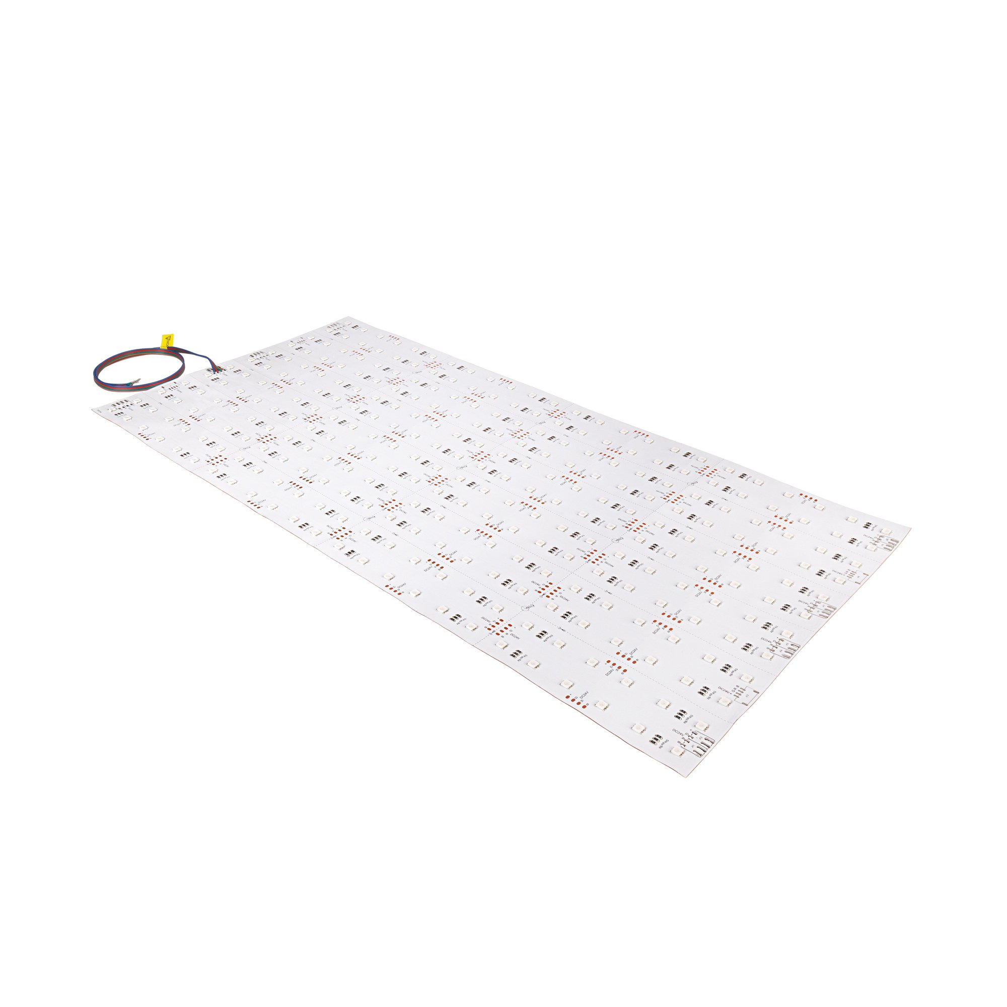 24V Flexible LED Light Sheet - 24” x 12” - RGB - IP20