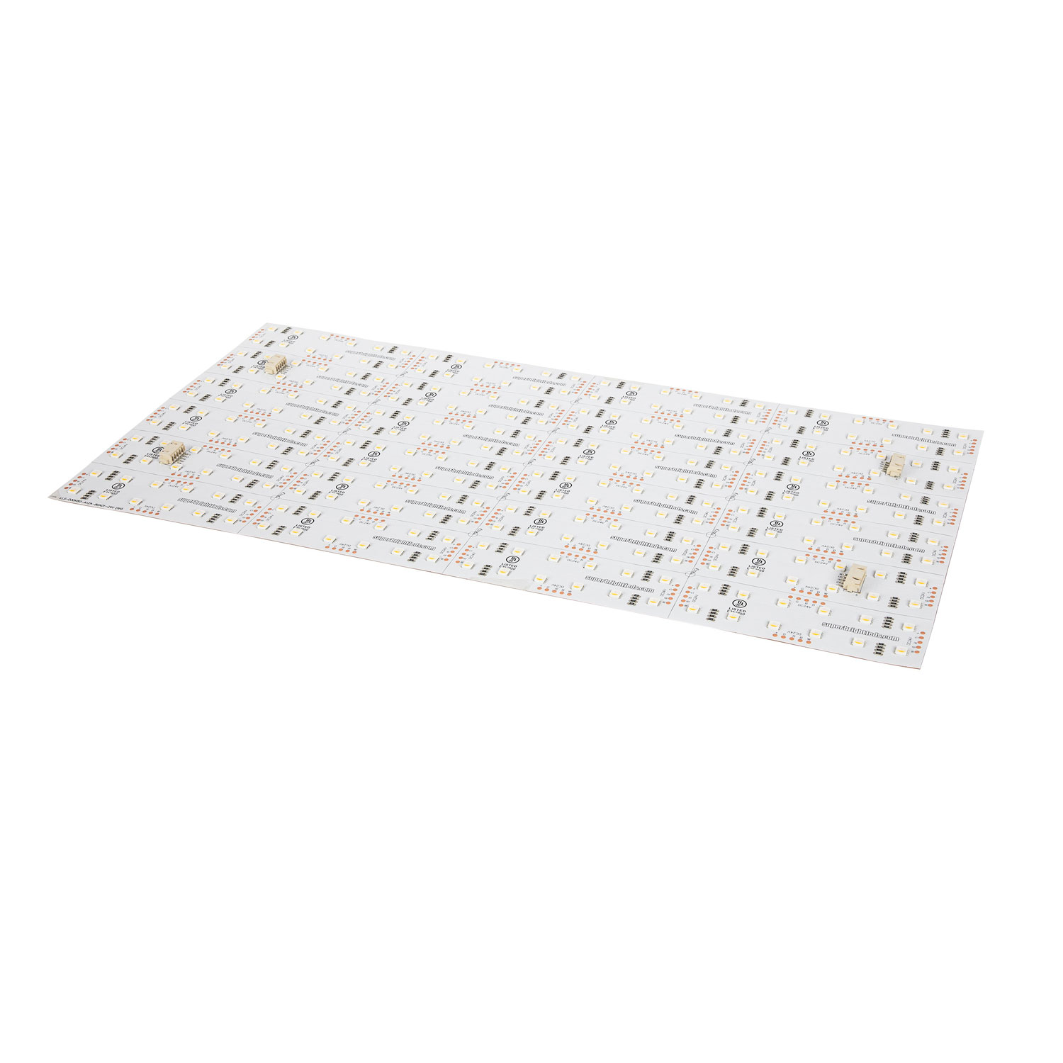 RGB+W LED Light Sheet - 18.9” x 9.5” - 24V - IP20 - XH Pin Connection - 3000K / 4000K / 5000K