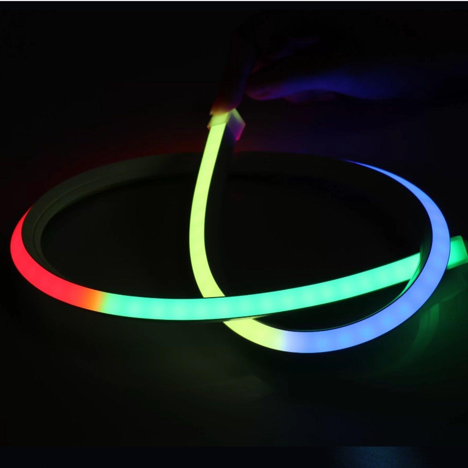 Digital Pixel RGB Neon Flex 24V Addressable 16x16mm IP65 Waterproof WS2811 - 5m