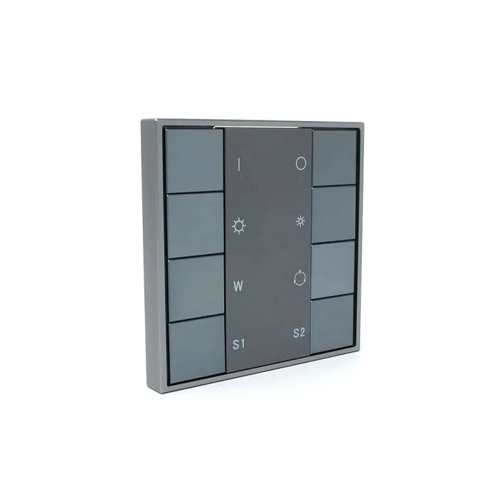 Sunricher DALI DT8 RGBW Wall Panel Grey (BUS Powered)