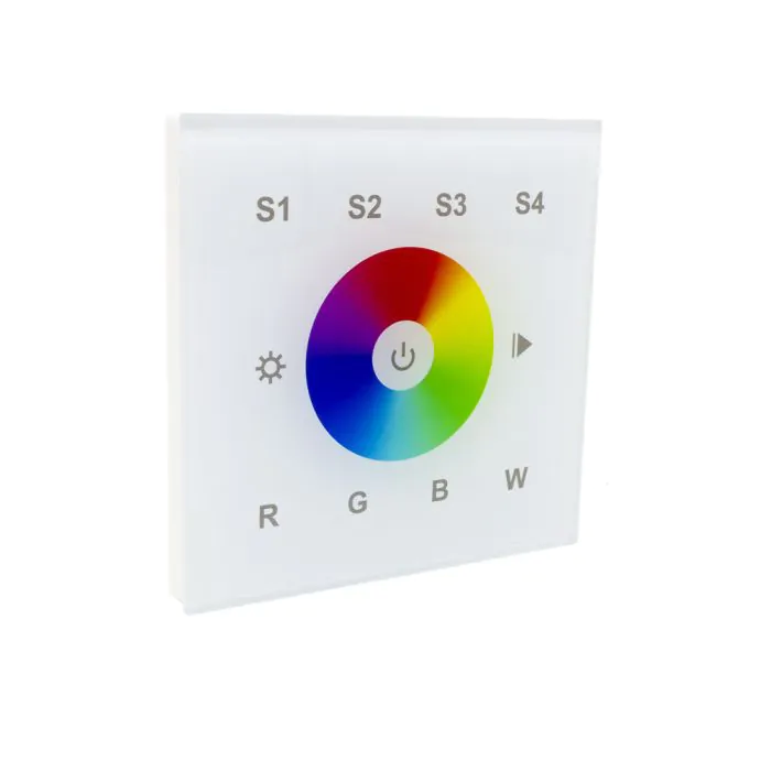 Sunricher RF 1 Zone RGBW Wall Panel White (Mains Voltage)