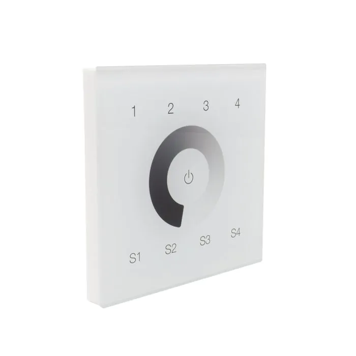 Sunricher DMX Single Colour Four Zone Wall Panel White (Low voltage)