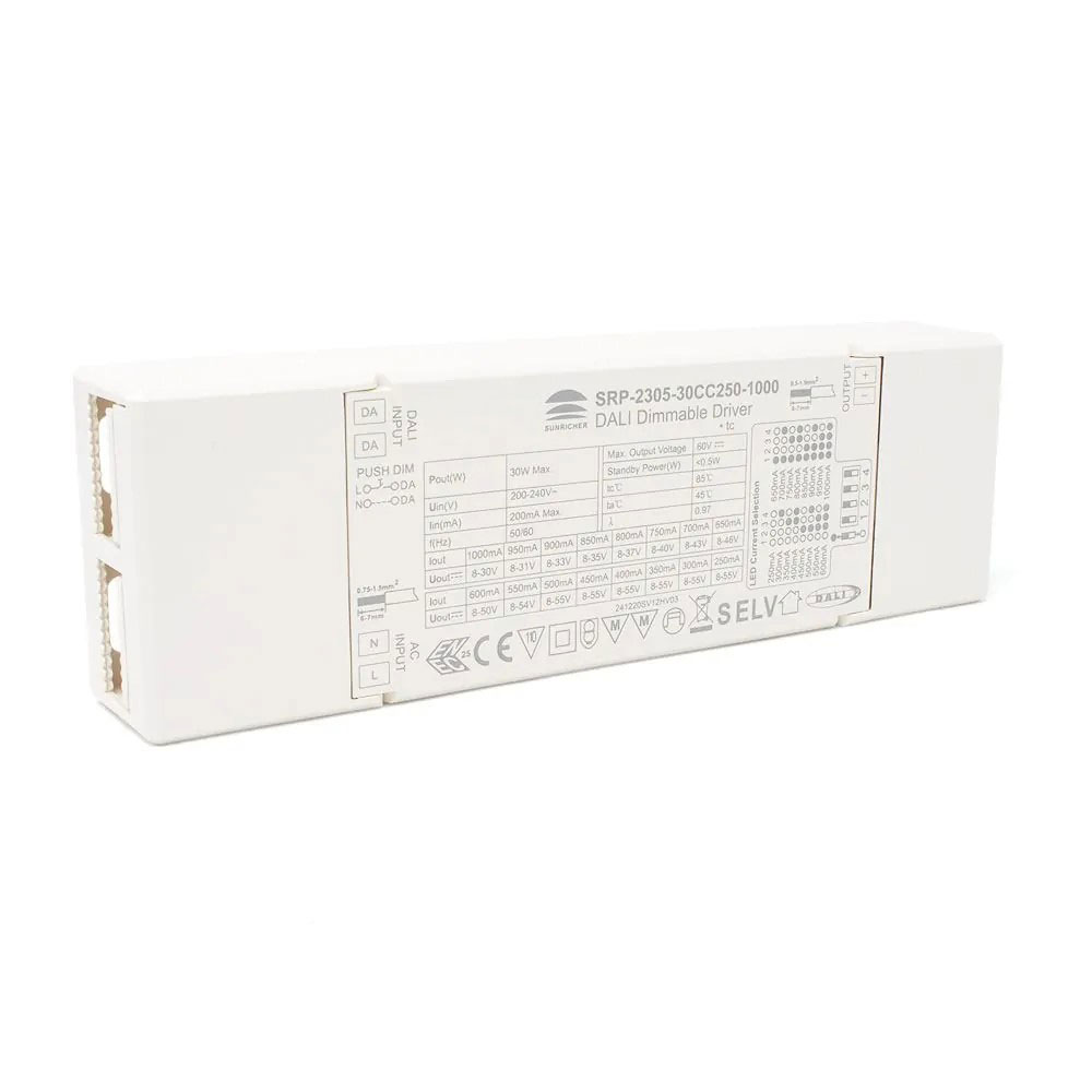 Sunricher DALI DT6 30W (Constant Current) Dimmable Driver