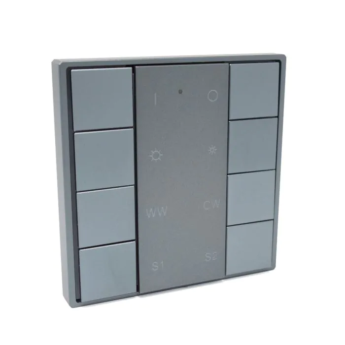 Sunricher ZigBee 1 X Zone CCT Wall Panel Grey (Battery Powered)