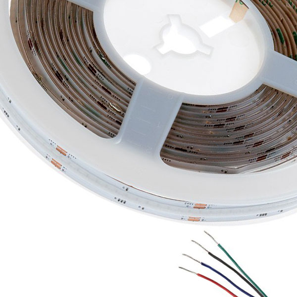 5m RGB COB LED Strip Light - COB Series LED Tape Light - IP20 - 24V