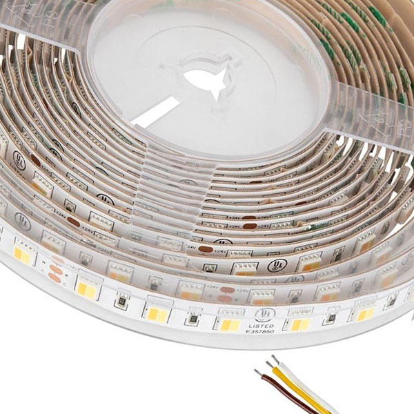 5m Tunable White LED Strip Light - LED Tape Light - 24V - IP20 - Tunable White - 196.9in (16.40ft)