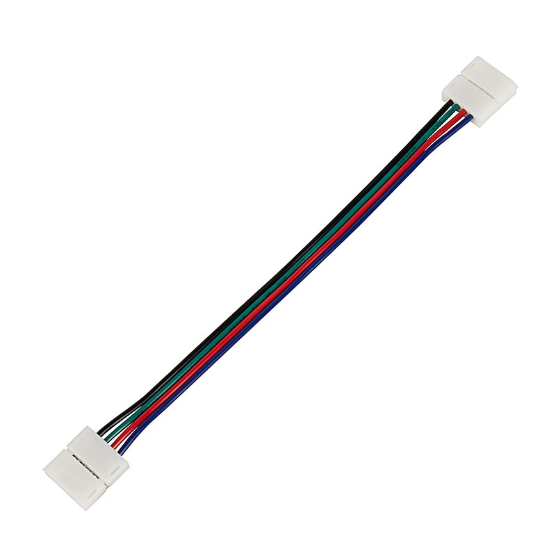 6" Interconnect Jumper for 10mm RGB LED Strip Lights - STN10-4HCHC-15