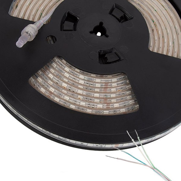 5m RGB LED Strip Light - Submersible LED Tape Light - 24V - IP68 Submersible - RGB - 196.9in (16.40ft)