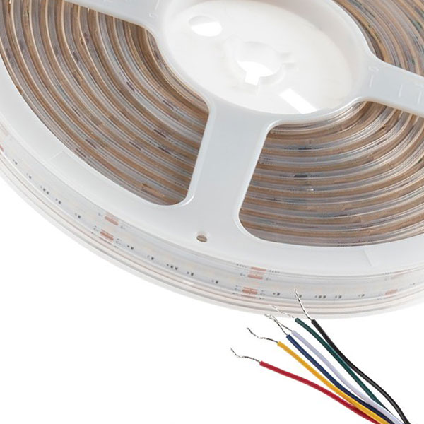 5m RGB+CCT COB LED Strip Light - COB Series LED Tape Light - IP65 - 24V