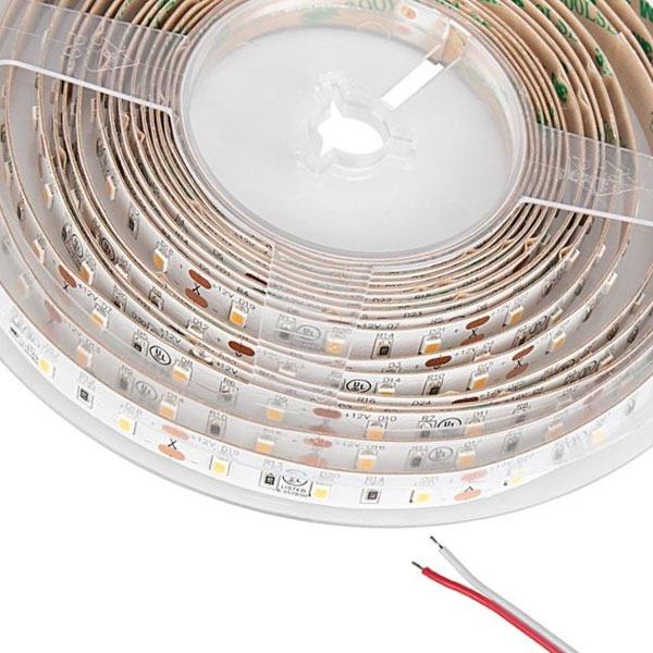 5m White LED Strip Light - HighLight Series Tape Light - High CRI - 12V / 24V - IP20