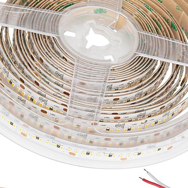 5m White LED Strip Light - Lux Series LED Tape Light - High CRI - 24V - IP20